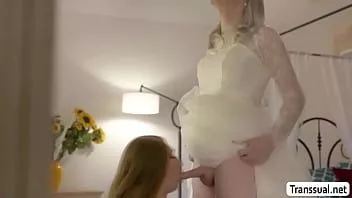 Play Ts bride fucks her horny brides maid