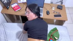 play डेटिंग गेम में सुडौल लैटिना गेमर का गीला blowjob रोमांच